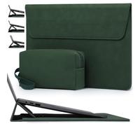 HYZUO 13" Housse pour Ordinateur Portable,Vert Minuit | pour MacBook Air 13 M5 A3449 M4 M3 M2 M1 2026-2018, 13" MacBook Neo 2026, MacBook Pro 13 M2 M1 2026-2016, Surface Pro, XPS 13
