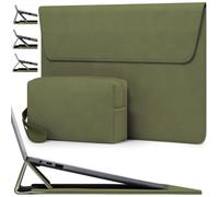 HYZUO 13" Housse pour Ordinateur Portable, Vert Olive | pour MacBook Air 13 M5 A3449 M4 M3 M2 M1 2026-2018, 13" MacBook Neo 2026, MacBook Pro 13 M2 M1 2026-2016, Surface Pro, XPS 13