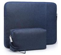 HYZUO 13 Pouces Sacoche Housses pour Ordinateur Portable, Bleu Marine | pour MacBook Air 13 M5-M1 A3449 2026-2018, MacBook Neo 13, MacBook Pro 13 M2/M1 2026-2016, iPad Pro/Air 13,XPS 13,Surface Pro