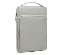 HYZUO 15-16 Pouces Housse pour Ordinateur Portable pour MacBook Pro 16 M4 M3 M2 M1 2025-2019, 15" Surface Book, 15" 15,6" Dell HP Lenovo ThinkBook Asus Acer Samsung Huawei, Gris Clair