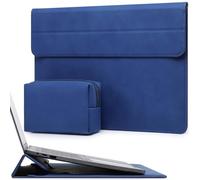 HYZUO 15-16 Pouces Housses Ordinateur Portable Sacoche avec Fonction Stand pour MacBook Pro 16 M5/M4/M3/M2/M1 Pro/Max 2026-2019, XPS 15, MacBook Pro 15 2015-2012, Samsung Galaxy Book 15, Bleu Klein