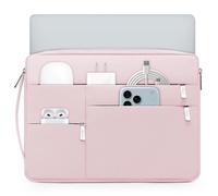 HYZUO 17-17,3 Pouces Housse pour Ordinateur Portable avec Poignée Latérale pour 17" 17,3" HP/Dell/Lenovo/ASUS/Acer/LG/MSI Gaming Laptop/Razer Blade 17/18, Rose Pâle