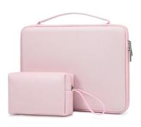 HYZUO 17-17,3 Pouces Housse pour Ordinateur Portable pour 17" 17,3" HP/Dell/ASUS/Acer/Lenovo/LG/Toshiba/MSI Gaming Laptop/Razer Blade 17/18, Sacoche de Protection pour Hommes Femmes, Rose Pâle