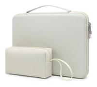 HYZUO 17-17,3 Pouces Housse Rigide pour Ordinateur Portable, Beige | pour 17" 17,3" HP/Dell/ASUS/Acer/Lenovo/LG/Toshiba/MSI Razer Blade 17/18, Sac Housse pour Ordinateur Portable Hommes Femmes