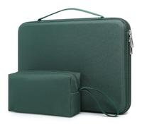 HYZUO 17-17,3 Pouces Housse Rigide pour Ordinateur Portable, Vert Minuit