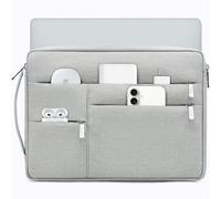 HYZUO 17-17,3 Pouces Sacoche Mallette pour Ordinateur Portable, Gris Clair | pour 17" 17,3" HP/Dell/Lenovo/ASUS/Acer/LG/MSI Gaming Laptop/Razer Blade 17/18, Housse pour Ordinateur Portable Hommes Femmes