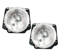 HZ-DESIGN 1 Lot Phares Phare H4 des Deux Côtés Convient Gauche et Droite Lumax Compatible Avec Golf 2