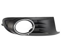 HZ-DESIGN Bande de Feu Antibrouillard pour Rééquipement Grille de Ventilation Capuchon Chrome Bouchon Droit Compatible Avec Golf 6