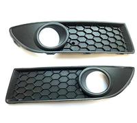 HZ-DESIGN Grille d'aération pour phare antibrouillard, structure en nid d'abeille, compatible avec Polo 9N3