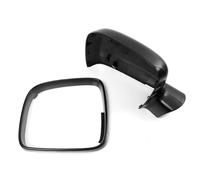 HZ-DESIGN Mirror Revêtement Cap Mirror avec Cadre à Gauche Boîtier Noir Convient pour T5 Jusqu'À 2009 pour Caddy 2004-2015