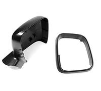 HZ-DESIGN Mirror Revêtement Cap Mirror Cadre Droite Boîtier Noir Convient pour T5 Caddy 2003-2009