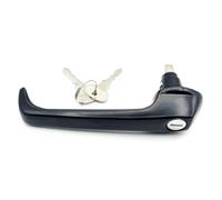 HZ-DESIGN Poignée de porte coulissante de 17 cm avec 2 clés pour porte coulissante compatible avec T3 Transporter III Bus Bully à partir de 8/1984
