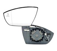 HZ-DESIGN Verre Miroir pour Rétroviseur Extérieur Blis à Gauche Changement de la Voie Adjoint Compatible Avec Kuga 2 Ecosport