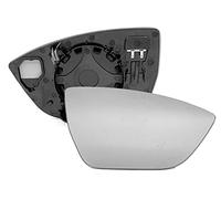 HZ-DESIGN Verre Miroir pour Rétroviseur Extérieur Droite Chauffé Compatible Avec Seat Ateca Tarraco