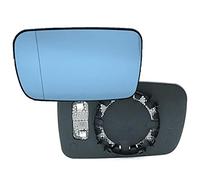 HZ-DESIGN Verre Miroir pour Rétroviseur Extérieur Verre Bleu à Gauche Asphérique Chauffé pour E46 Coupé + Cabriolet