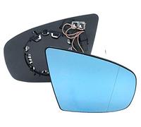 HZ-DESIGN Verre Miroir pour Verre de Rétroviseur Extérieur Droit Bleu Convient pour X5 E70 X6 E71
