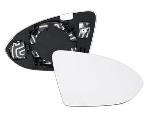 HZ-DESIGN Verre Miroir Verre pour Außenpiegel Sur Plaquette Support Droit Côté Passager Compatible Avec Golf 7 Et Variant