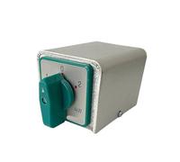 HZ5-20/4 M08BF Manual Transfer Rotary Cam Switch 20A 4kw 4 Pole 3 Position With Iron Shell Protective Box Enclosure