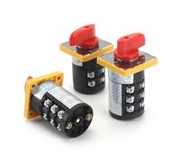 HZ5B-20/D242.2 D303.3 0-4. 0-6. Commutateur inverseur combiné à cames 20 A, 2/3 pôles, 8/12 vis, 1 pièce(20A 0-4.3)