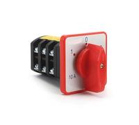 HZ5D-10/1.7 M05 M06 1.7KW 10A Induction electronic starter Reversible Transfer Switch Two Voltage Three-pole Cam Switch NWPNLXEA(10A 1.7 M05 RED)