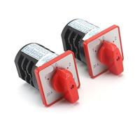 HZ5D-20/4 M05 M06 20A Commutateur de transfert réversible à 3 positions - Interrupteur à came tripolaire for moteurs à induction - 1 pièce(20A 4 M06)