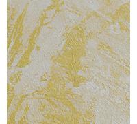 HZ62040-Horizon Abstrait Crème Jaune Métallique Galerie Papier Peint