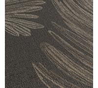 Hz62078-Horizon Arbre Feuille Marron Crème Métallique Galerie Papier Peint