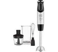 Krups HZ6568 Steffen Henssler Special Edition | Avec fouet, hachoir 500 ml, verre doseur 800 ml | 1000 W | 4 couteaux extra tranchants | Technologie Powelix | Acier inoxydable/gris foncé
