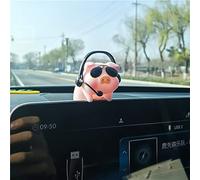 HZADY Mignon Cochon Voiture Accessoire balançoire Cochon Voiture Pendentif Auto rétroviseur pendentifs Cadeau d'anniversaire Auto décoration Ornements Coche (Color Name : D Without Rope)