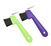 HZAOPZE 2 pcs Outils pour parer les sabots des chevaux, brosse en fer à cheval, Cure-Pied en Caoutchouc avec Outils de Toilettage pour Chevaux (Couleur aléatoire)