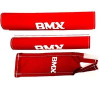 HZB Pads BMX Junior Mousse Rouge 3 pièces Cycling_Equipment Bébé Boys, 1