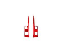 HZBHD Autocollant Décoratif Pour Console Centrale De Voiture Pour Civic 10e (2016-2020) - Boîte De Vitesses Automatique Bande décorative(ROUGE)