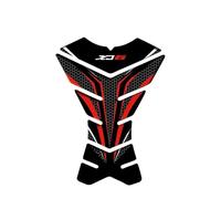 HZBHD Autocollants réservoir Carburant Autocollants De Protection De Réservoir De Moto pour Y&amaha XJ6 Diversion Autocollant Imperméable Aspect Carbone(Rouge,X4)