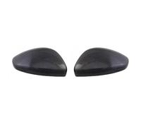 HZBHD Boîtiers De Rétroviseurs Extérieurs Pour Peugeot 308 2014-2022 Coque De Rétroviseur De Rechange, Blanc Et Noir Rétroviseur Coque(Aspect carbone)