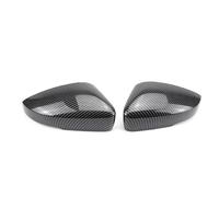 HZBHD Boîtiers De Rétroviseurs Extérieurs Pour VW Pour Polo Pour MK5 5 6R 6C 2009-2017 Coques De Rétroviseurs Latéraux De Remplacement Rétroviseur Coque(Aspect carbone)