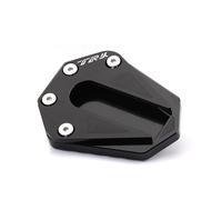 HZBHD Extension De Béquille De Moto, Support Latéral, Plaque D'agrandissement, pour Benelli TRK502 TRK 502 2017 2018 TRK502X 2020 Coussin de béquille(Noir,Grand)