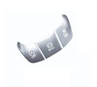 HZBHD Garniture De Cadre De Commutateur De Climatisation Pour Toyota C-HR Chr 16-21, Vitres Lève-vitres Démarrage Arrêt Panneau Levier Vitesses Bande décorative(Argent,B)