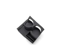 HZBHD Garniture De Console Centrale Pour Mercedes Pour Benz Classe C GLC W206 X254, Protection En Silicone Pour Gobelet À Eau À Commande Centrale Bande décorative(NOIR,X2)