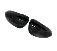 HZBHD Lot De 2 Coques De Rétroviseurs Pour Vauxhall Pour Corsa D E 2006-2019 Coques De Protection Latérales Extérieures Noires Brillantes Rétroviseur Coque(Noir brillant)