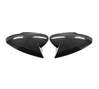 HZBHD Lot De 2 Coques De Rétroviseurs Voiture Pour Ford Pour Mustang Pour Mach E 2021-2022 Coques Extérieurs Aspect Carbone/noir Brillant Rétroviseur Coque(Aspect carbone)