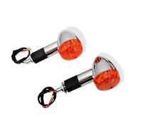 HZBHD Lot De 2 Ou 4 Clignotants Avant Et Arrière pour Moto pour K&awasaki pour Vulcan pour VN 750 800 900 1500 1600 1700 2000 Indicateurs De Tournage Clignotants(2 pièces)