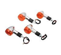 HZBHD Lot De 2 Ou 4 Clignotants Avant Et Arrière pour Moto pour K&awasaki pour Vulcan pour VN 750 800 900 1500 1600 1700 2000 Indicateurs De Tournage Clignotants(4 pièces)