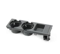 HZBHD Porte-gobelet Pour Console Centrale Avant De Voiture, Pour BMW Série 3 E46 1998-2006 323i 318i 320i 51168217953, Boîte De Rangement Bande décorative(Titane,X3)