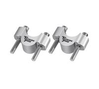 HZBHD Rehausseurs de Guidon Accessoires De Moto 20 Mm Rehausseur De Guidon CNC Pince De Rehaussement De Guidon pour Y&amaha Tenere 700 T700 XTZ 700 T7 2019 2021(Argent)