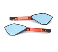 HZBHD Rétroviseurs De Moto Rétroviseurs De Recul Rétroviseurs De Rétroviseurs pour Kawasaki Z650 Z750 Z800 Z1000 Z900 ER-6N ER-6F(Orange)