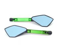 HZBHD Rétroviseurs De Moto Rétroviseurs De Recul Rétroviseurs De Rétroviseurs pour Kawasaki Z650 Z750 Z800 Z1000 Z900 ER-6N ER-6F(Vert)