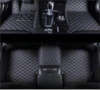 HZBHD Tapis De Sol en Cuir sur Mesure pour M-a&Can 2014-2023, Couverture Intégrale, Antidérapant, Accessoires Tapis De Sol Inodore Pliable(Noir)