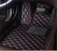 HZBHD Tapis De Sol sur Mesure pour Nissan pour Qashqai J11 2019 2020 2021, Imperméables Et Antidérapants. Tapis De Sol Inodore Pliable(Noir Rouge)