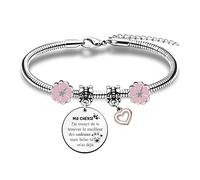 HZBLAZ Ma Chérie Bracelet Personnalisé Femme Noël Cadeau Anniversaire Petite Amie Fiançailles Âme Soeur Action de Grâce Amant Drôle Bijoux Saint Valentin Femme Mariage Anniversaire Souvenir
