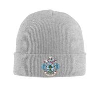 HZCRAES Bonnet Femme Respirant en Tricot Emblème National des Seychelles pour Homme, Bonnet d'hiver Chaud en Acrylique Doux pour Femme, Bonnets d'hiver Classique Unisexe Confortable Style Rue